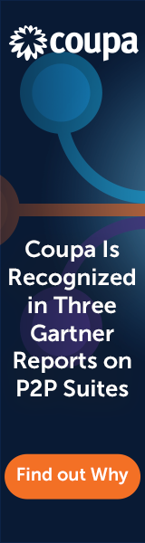 Coupa wurde in den Three Gartner-Berichten zu P2P-Suites ausgezeichnet