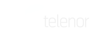 telenor logo white