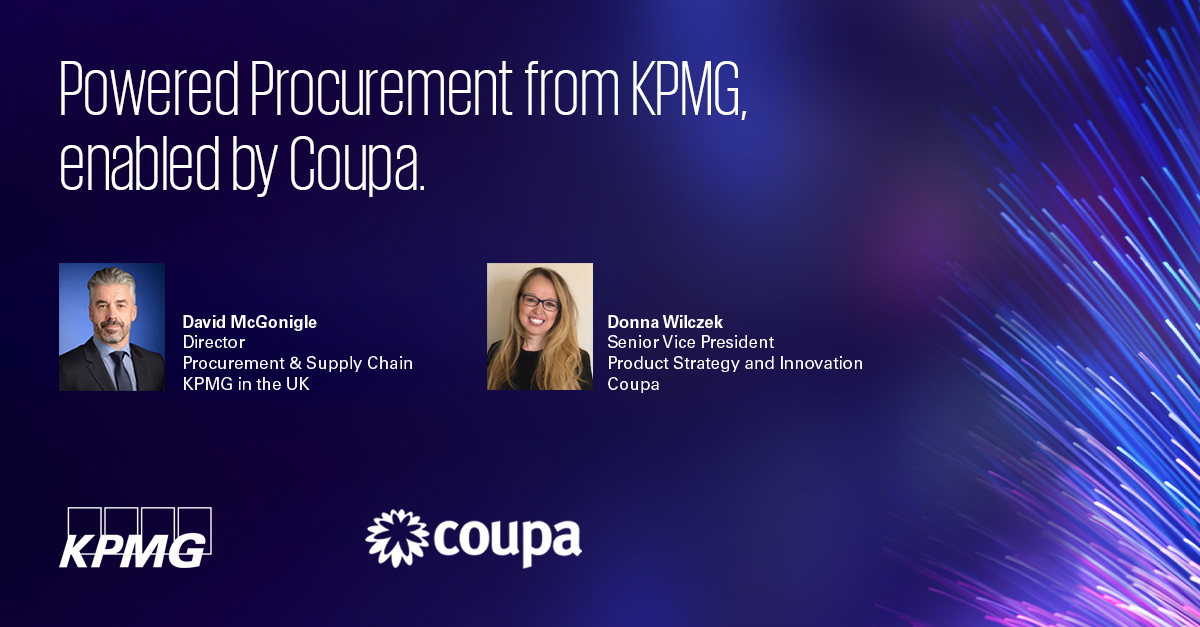 Powered Procurement from KPMG, Enabled by Coupa cover image