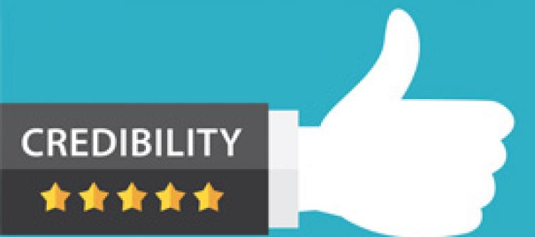 Credibility with Five Stars and a Thumbs Up