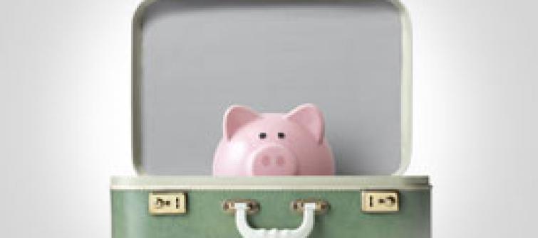 Piggy Bank in a Suitcase