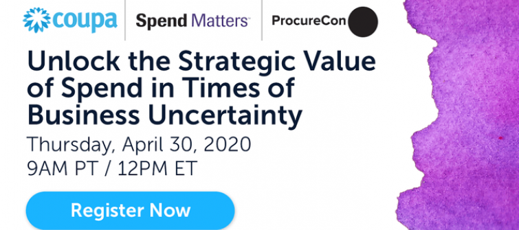 Register Now for Coupa Spend Matters ProcureCon