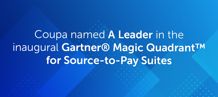 Coupa Positioned Furthest to the Right in the First-Ever 2024 Gartner® Magic Quadrant™ for Source-to-Pay Suites