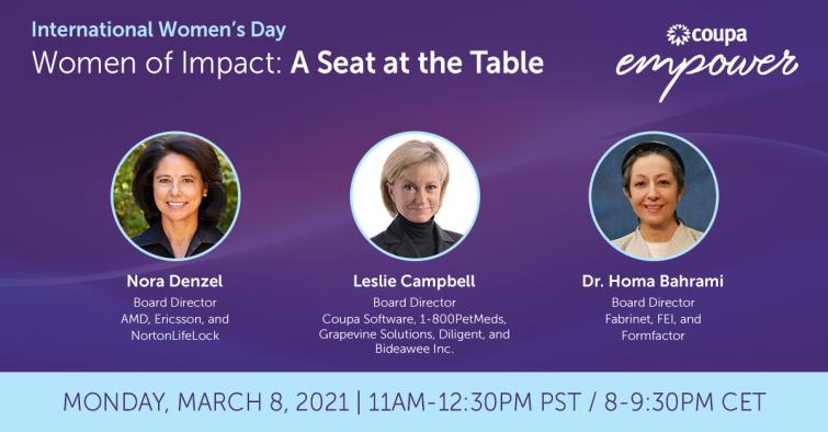 Register for Women of Impact: A Seat at the Table
