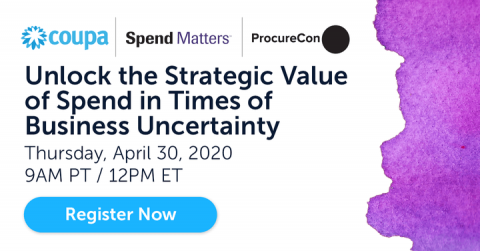 Register Now for Coupa Spend Matters ProcureCon