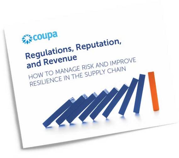 eBook: Regulations, Reputation, and Revenue: How to Manage Risk and Improve Resilience in the Supply Chain: Cover