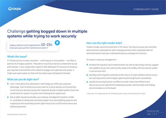 Navigating Your Way Through Cybersecurity: Getting Bogged Down in Multiple Systems