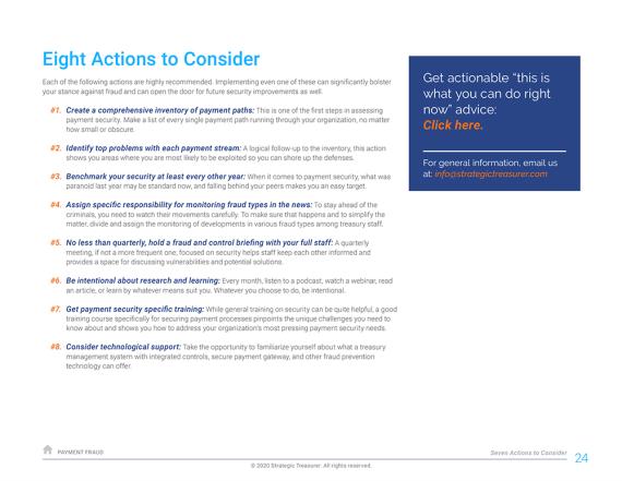 Eight Actions to Consider When Fighting Payment Fraud