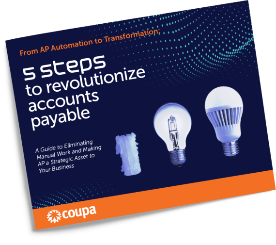From AP Automation to Transformation: 5 Steps to Revolutionize Accounts Payable: Cover