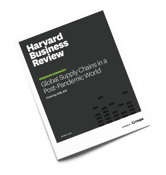Executive Brief from Harvard Business Review: Global Supply Chains in a Post-Pandemic World