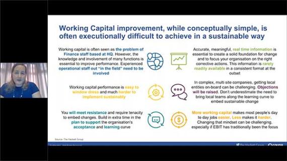 On-Demand Webinar: Cash Is King! How to Optimize Working Capital Across Your Organization: Why Working Capital Improvement Is Difficult Though Conceptually Simple