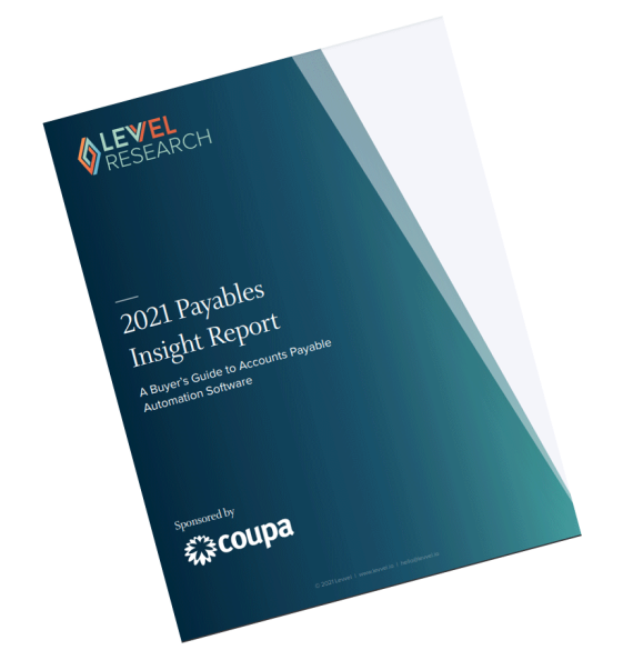 2021 Levvel Payables Insight Report - A Buyer’s Guide to Accounts Payable Automation Software: Cover
