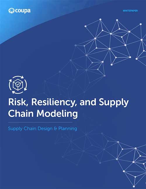 Whitepaper: Risk, Resiliency, and Supply Chain Modeling: Front Page