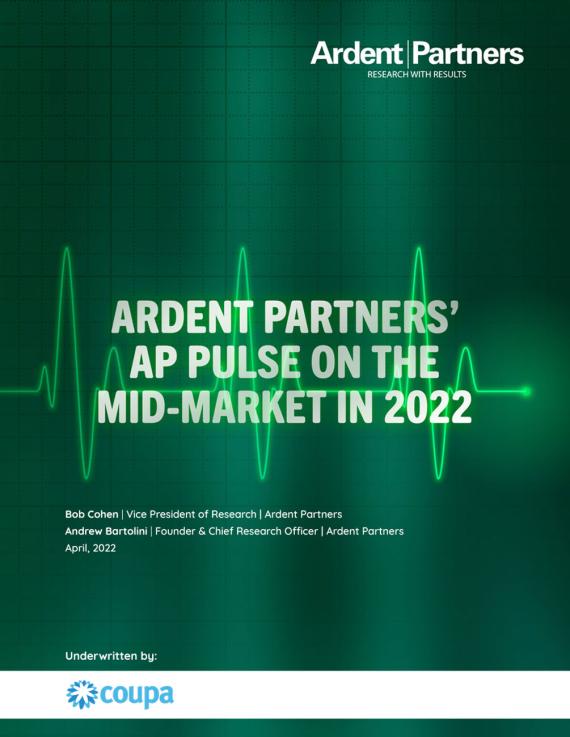 Ardent Partners' AP Pulse on the Mid-Market in 2022 Cover