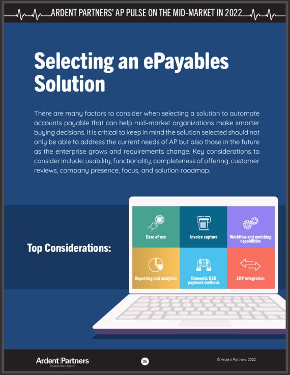 Selecting an ePayables Solution