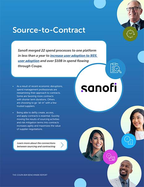 Source to Contract - Sanofi