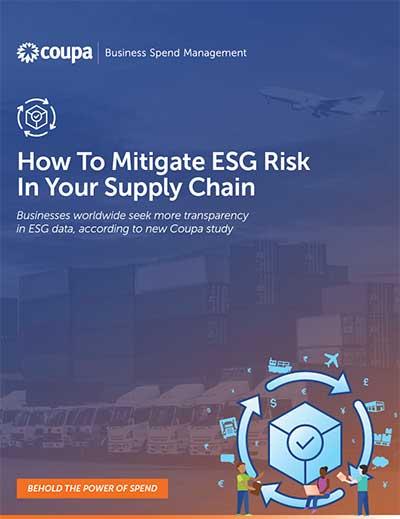 Report: How to Mitigate ESG Risk in Your Supply Chain