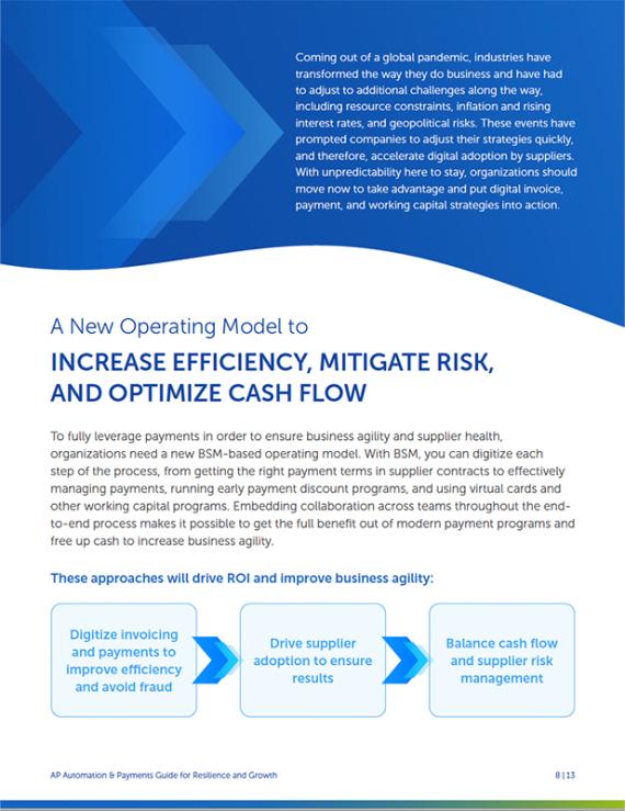 Increase Efficiency, Mitigate Risk, and Automate Cash Flow