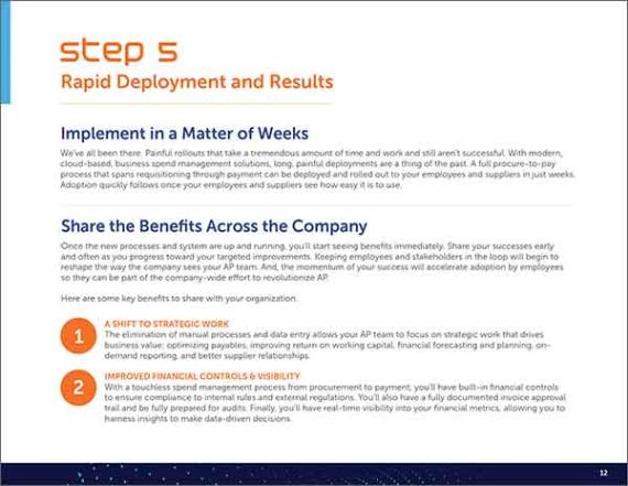 From AP Automation to Transformation: 5 Steps to Revolutionize Accounts Payable: Step 5