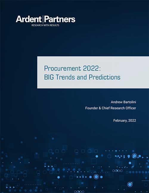 Procurement 2022: Procurement Trends, Supply Chain Issues, & Breakthrough Technology Predictions: Cover