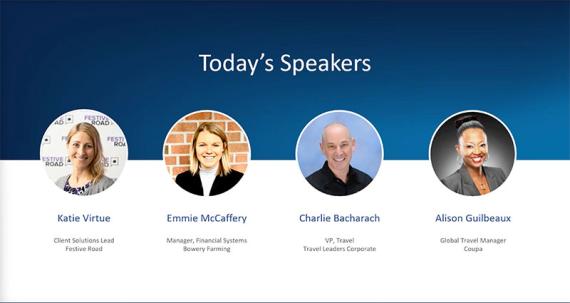 How to Proactively Address the New Challenges of Business Travel: Webinar Speakers