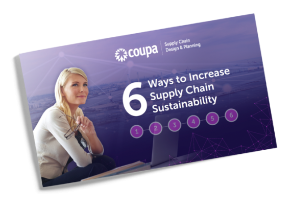 eBook: 6 Ways to Increase Supply Chain Sustainability: Cover