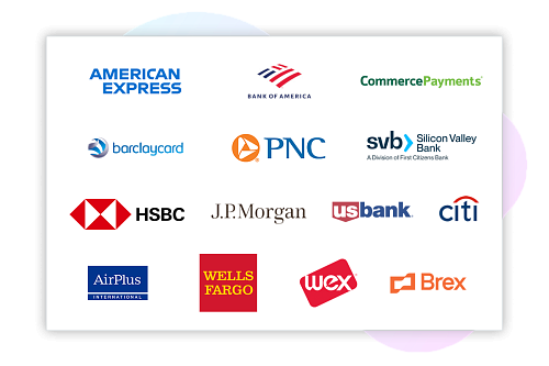 AMEX virtual cards, Bank of America virtual credit cards, HSBC, US Bank, and other Coupa Pay Partners