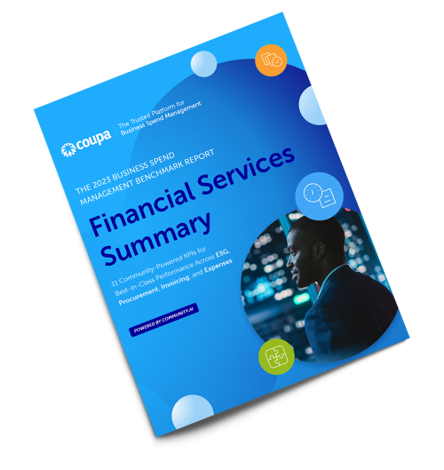 Financial Services benchmark coupa