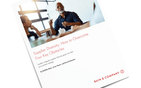 Supplier Diversity: How to Overcome Four Key Obstacles