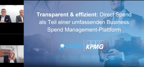 Transparent & effizient: Direct Spend als Teil einer umfassenden Business Spend Management-Plattform 