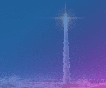image of rocket launching