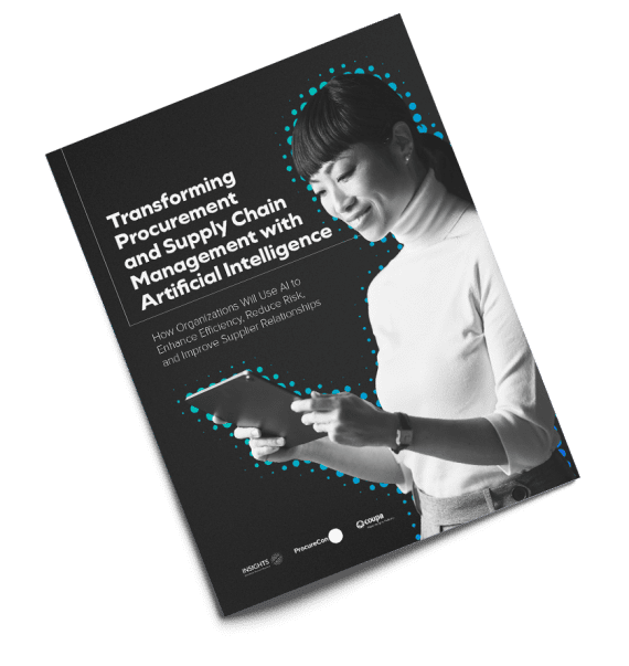 Cover of transforming procurement white paper