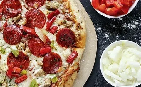 pizza and toppings