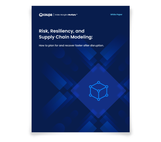 risk, resiliency, and supply chain modeling cover