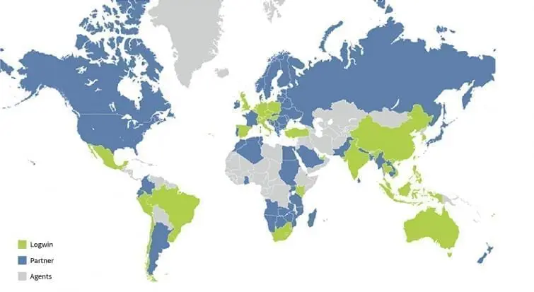 Worldmap Logwin