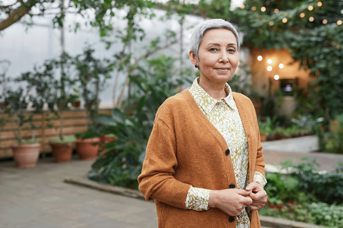 image of 50+ woman, SAGA insurance customer image