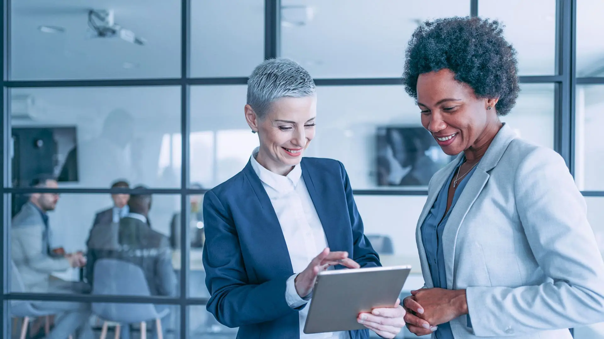 people working in office sapce