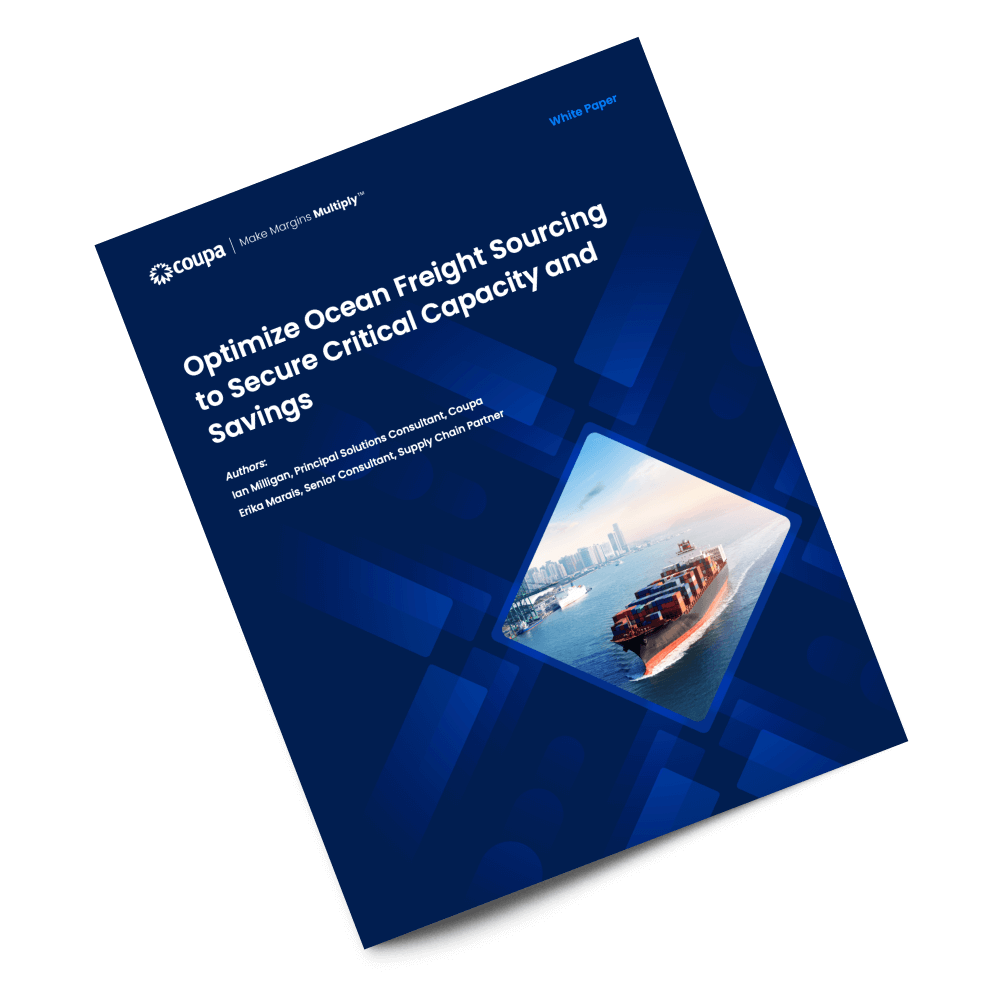 Optimizing Ocean Freight Sourcing report cover