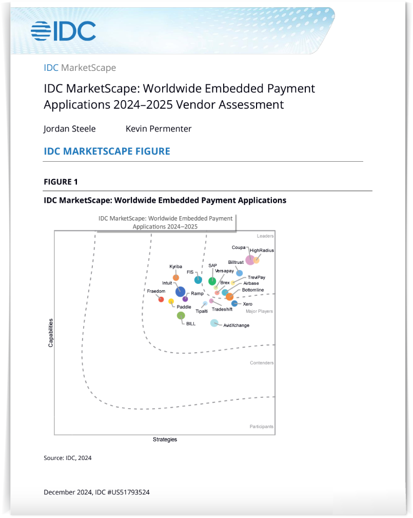 IDC Marketscape 2025 Worldwide Payment Applications Cover