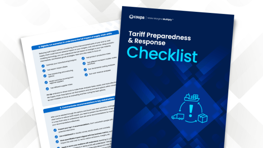 tariff preparedness and response checklist