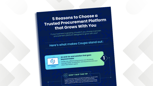 5 Reasons for a Procurement Platform