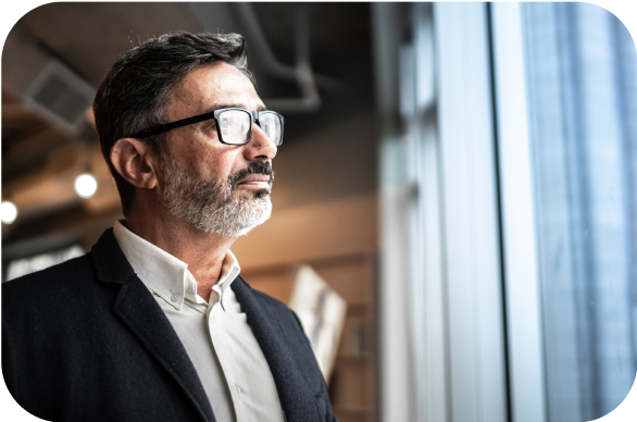 Man with glasses