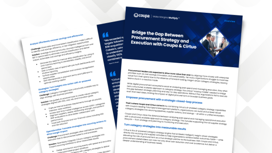Bridge the gap between procurement strategy and execution resource image
