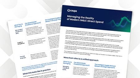 Managing the Reality of Modern IM&C Direct Spend Resource Card Image