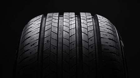 a black tire