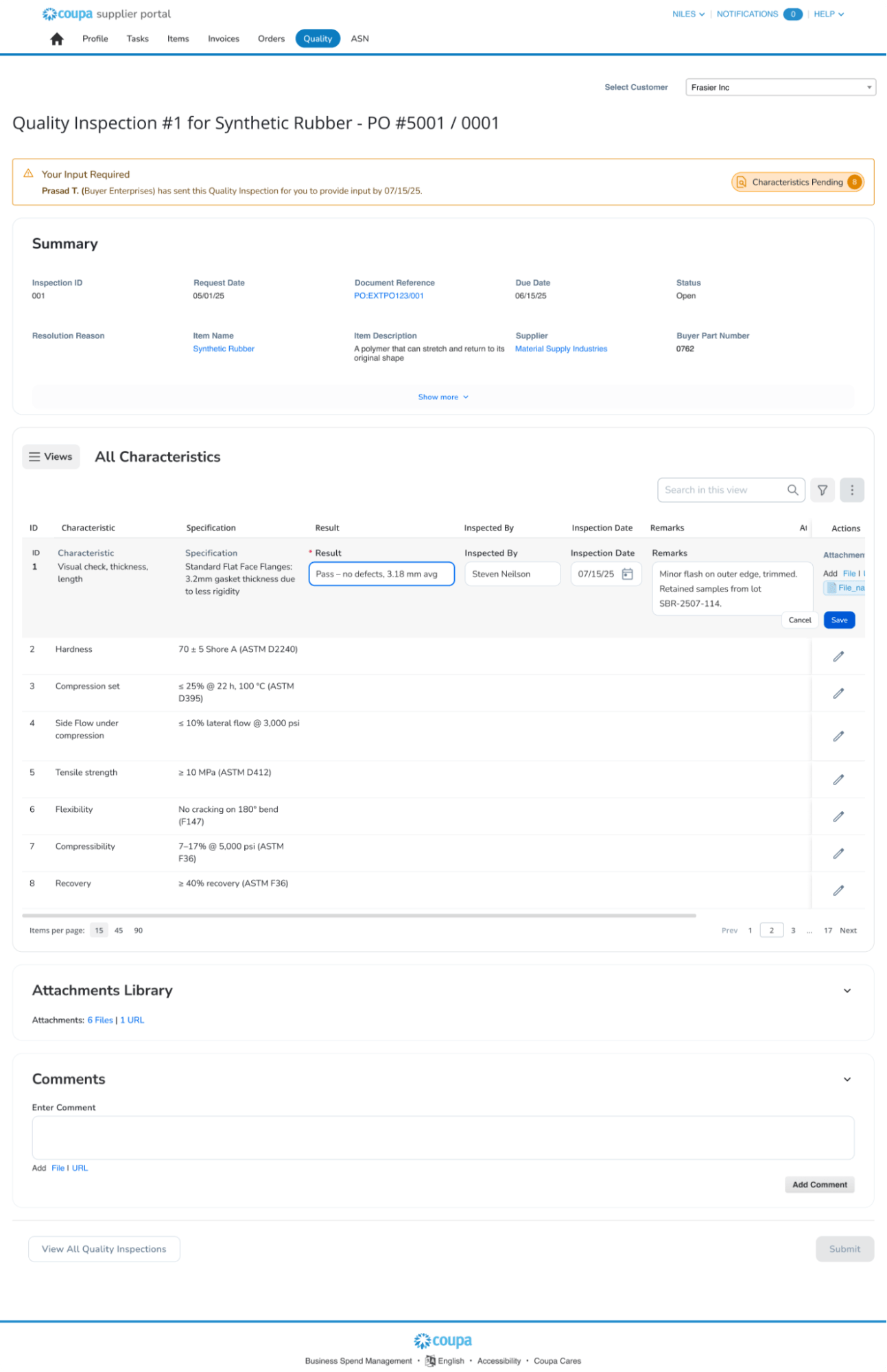 Quality Collaboration Dashboard